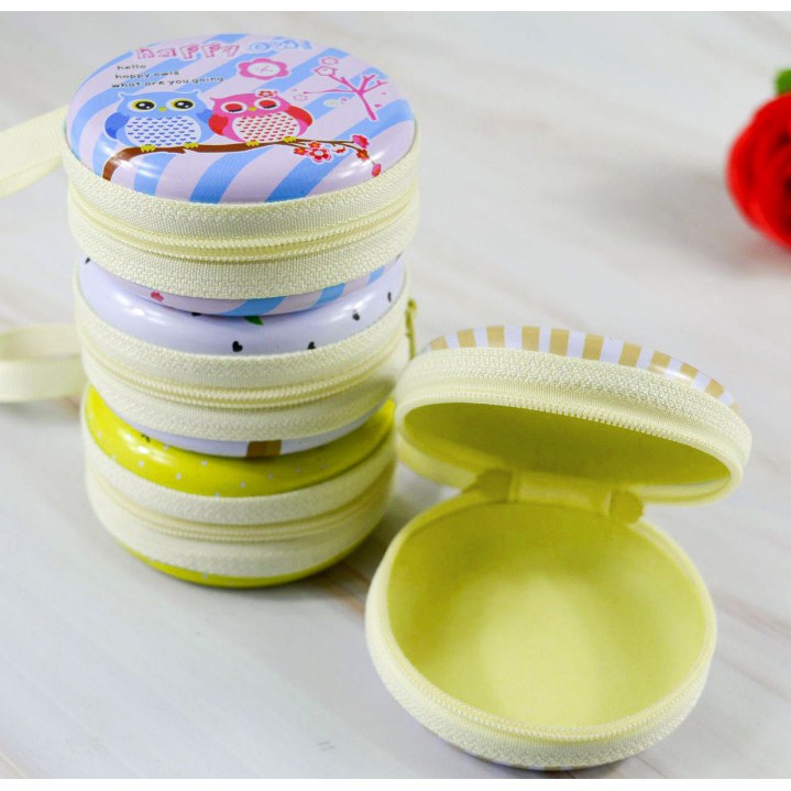 Túi Vi Mini Tròn Cú Mèo