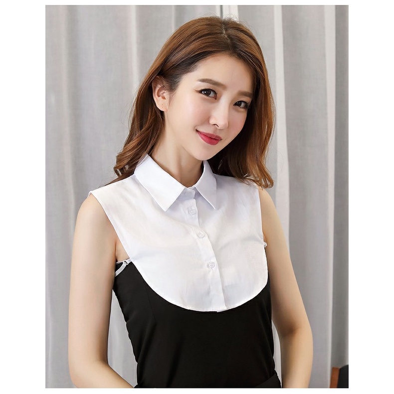 Cổ áo somi giả phong cách cổ điển phối đồ cực xinh - Form lên cứng cáp