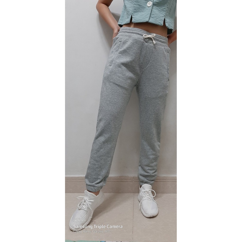 [Ảnh Thật ] Quần Jogger Nam Nữ, Quần Thun Nam, Quần Thể Thao Nam Nữ, Quần Dài 100% Cotton Thun Da Cá, Nỉ Dày, Mặc Ấm | BigBuy360 - bigbuy360.vn