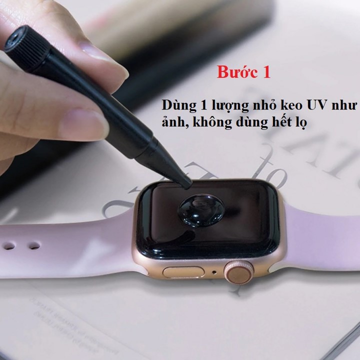 Cường lực full Apple Watch uv T-Max