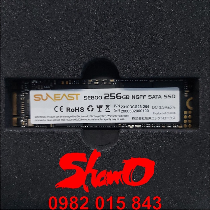 Ổ cứng SSD 256GB SunEast M2 ( SE800 NGFF SATA III – Hàng nội địa Nhật ) – Chính Hãng – Bảo hành 3 năm