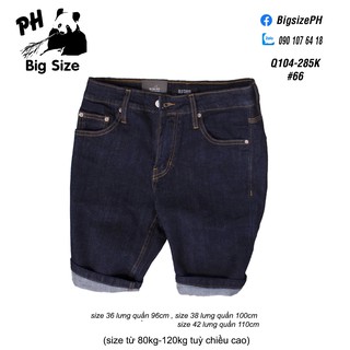 [BIGSIZE QUẦN JEAN LỬNG]- Quần Jean Thun Lửng Xanh big size đẹp