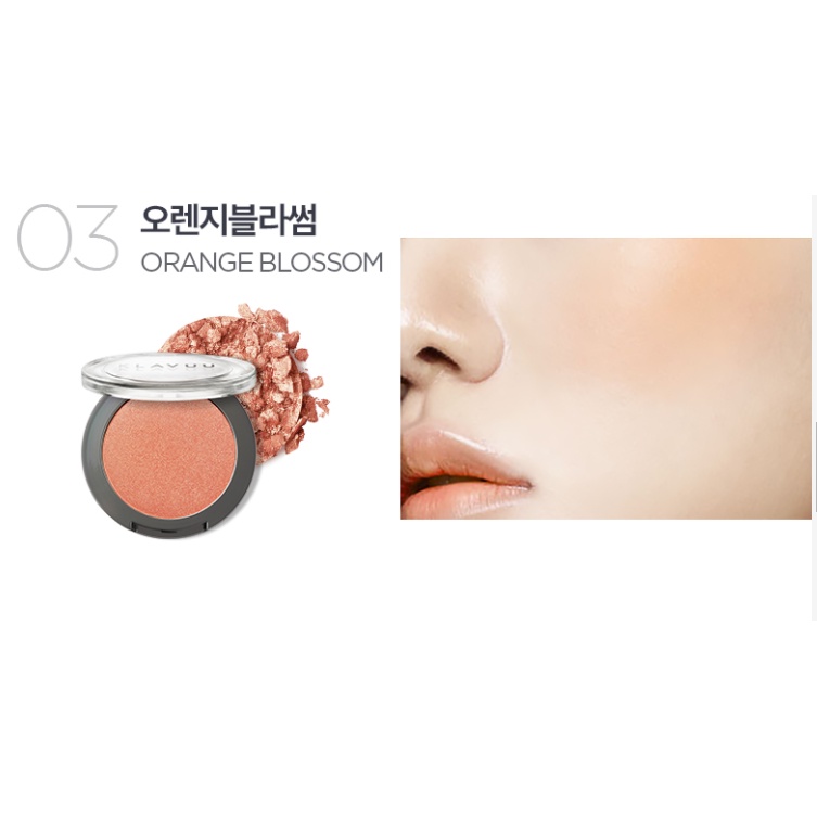 Phấn Má Hồng Klavuu Urban Pearlsation Natural Powder Blusher