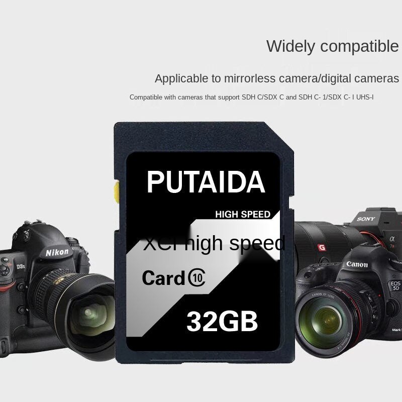 Thẻ Nhớ Máy Ảnh 64g Canon Sony Slr Micro Sd Card 32g