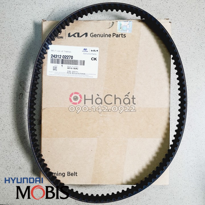 Dây curoa cam Kia Morning 🚘 HYUNDAI MOBIS nhập khẩu Hàn Quốc 🎯 Dùng chung cho Hyundai i10 & Getz 🚘 Dây đai cam