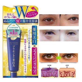 Kem dưỡng mắt Meishoku Place Whiter Medicated Whitening Eye Cream