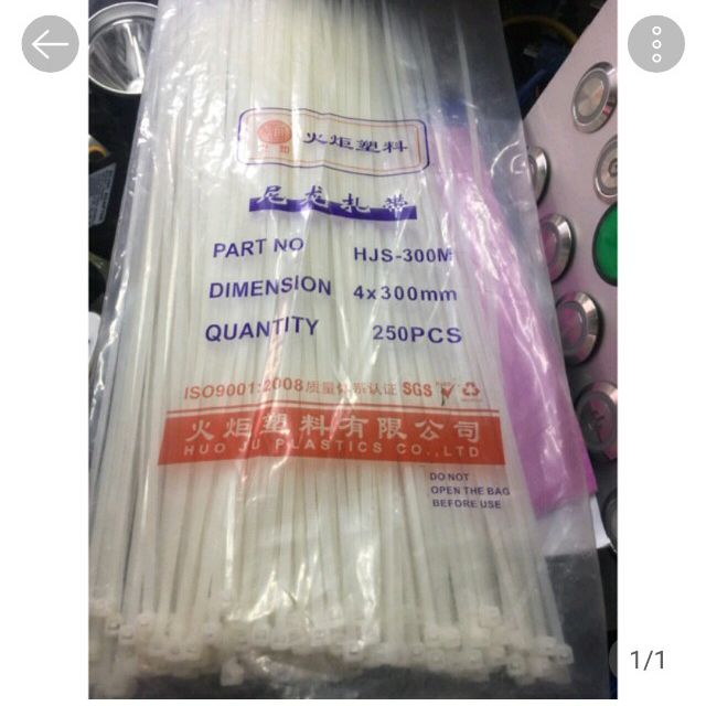 Dây thít 4x300mm 250pcs
