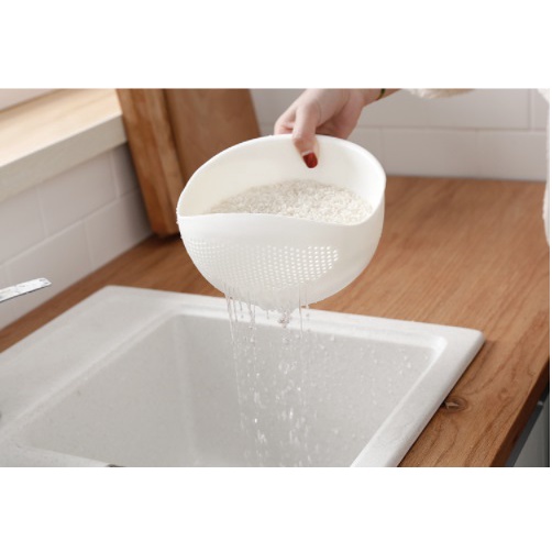 Chậu nhựa có lưới thoát nước màu trắng 53818