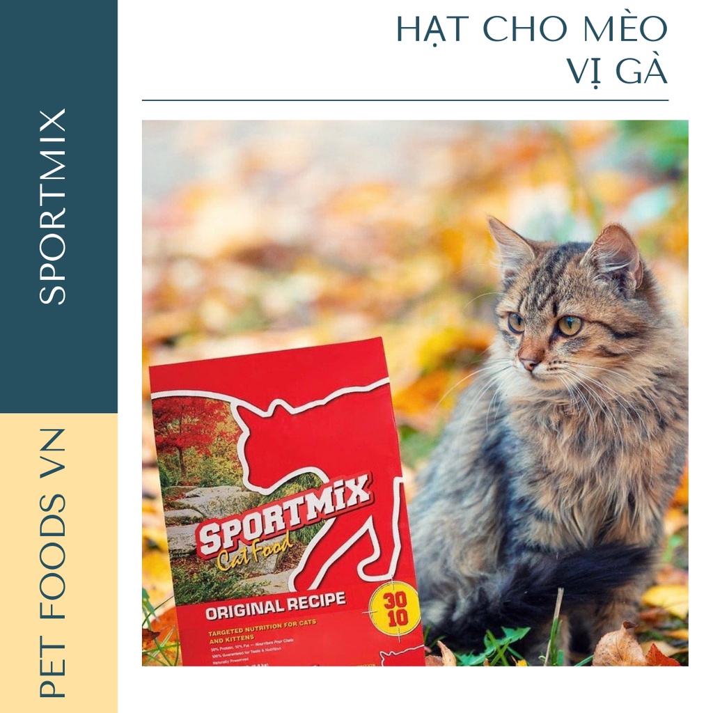 [Mã 55FMCGSALE1 giảm 10% tối đa 40K đơn 250K] Hạt cho mèo SPORTMIX Original Recipe 1kg vị Gà