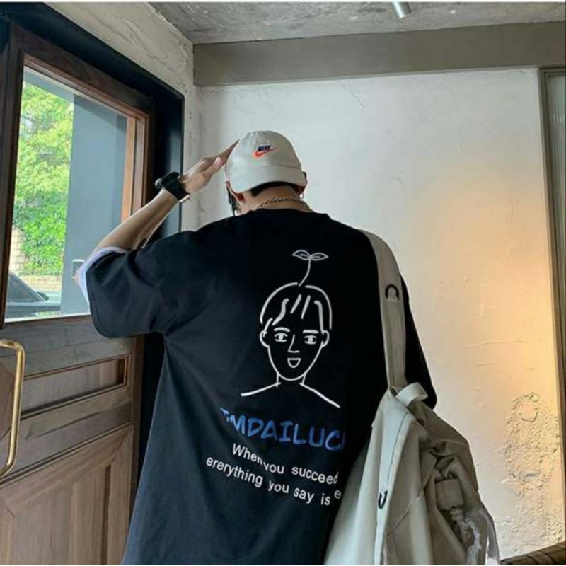 Áo Thun tay lỡ Unisex TMDAILUCK Never Mind