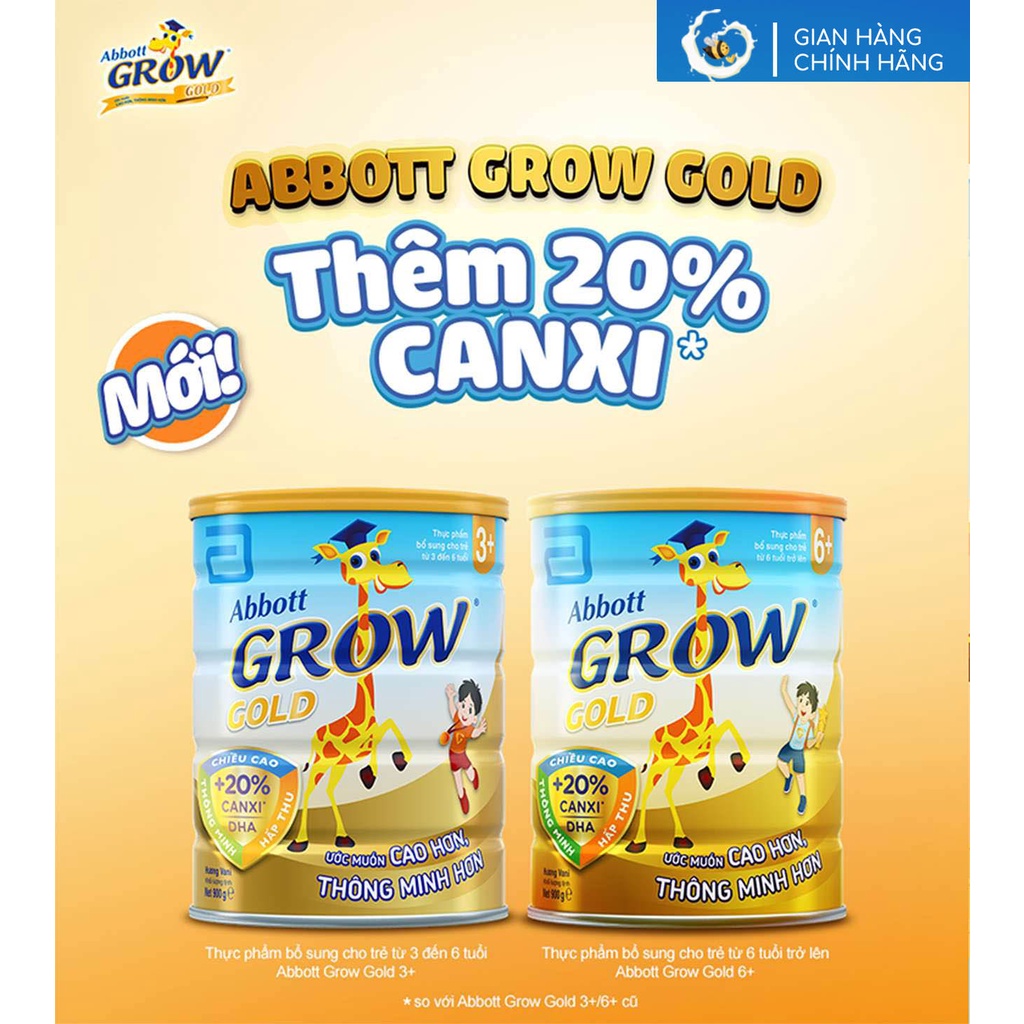 Sữa Bột Abbott Grow 6+ Tăng Cân, Tăng Chiều Cao, Bé Thông Minh Hơn BEE BEE MART