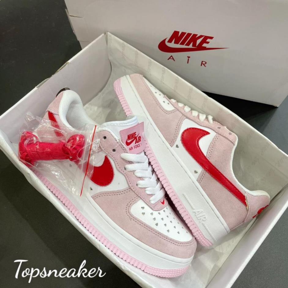 BIG SALE Giày Sneaker AF1 Strange Love Hồng Giày Thể Thao Nam Nữ