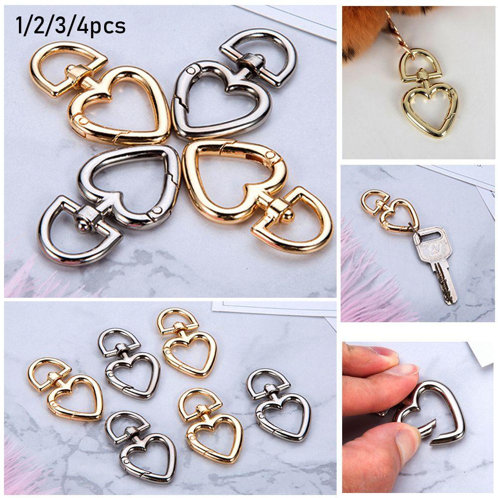 Set 1 / 2 / 3 / 4 Khóa Lò Xo Chuyên Dụng Chất Lượng Cao|Khóa Hợp Kim Kẽm Mạ Kẽm Gắn Thắt Lưng / Túi Xách