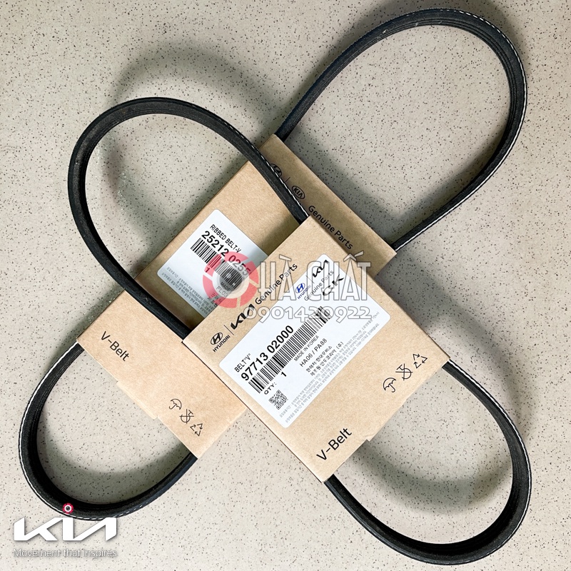 Bộ Dây Curoa Kia Morning 2005-2010 Máy Phát & Lốc Lạnh / điều hoà 🚘 chính hãng HYUNDAI MOBIS