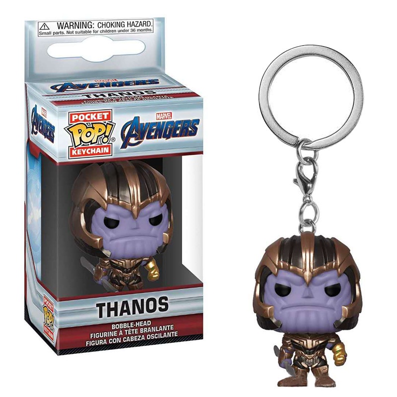 Móc Khóa Funko POP Avengers 4 Iron Man Rocket Thanos Action