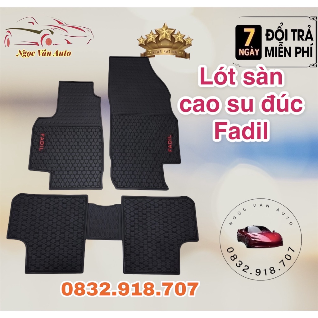 Lót Sàn Cao Su Đúc Fadil 2018 - 2021 Hàng Cao Câp Ko Mùi