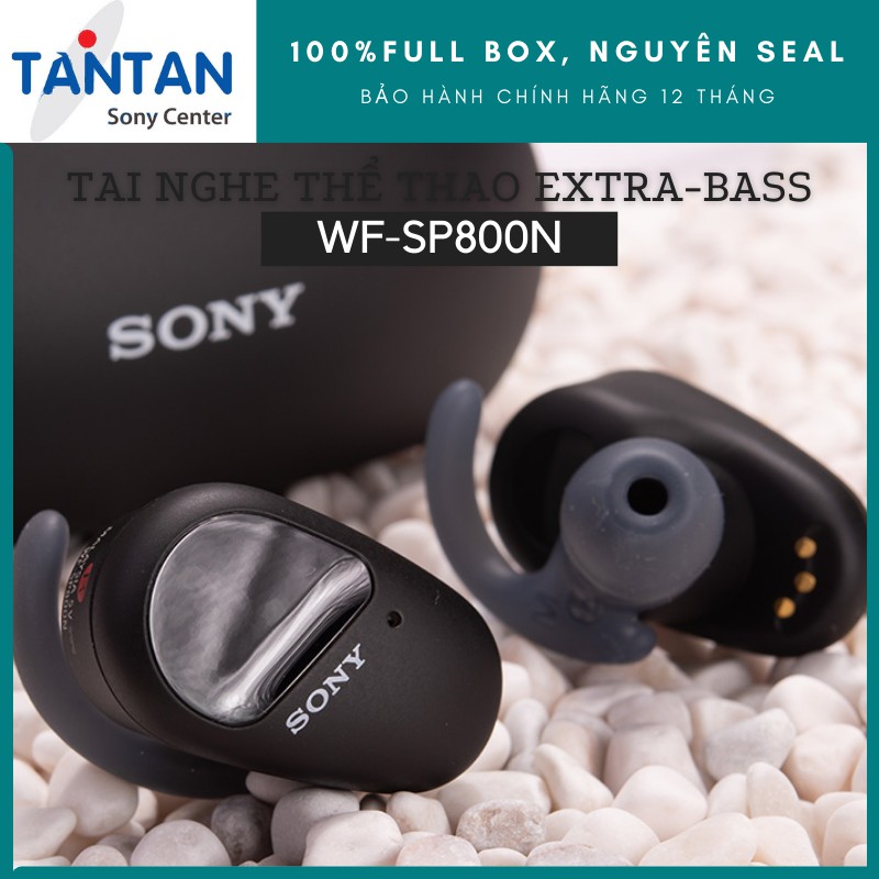 Tai Nghe Thể Thao CHỐNG ỒN EXTRA-BASS Sony WF-SP800N | Bluetooth 5.0 - Chống nước ,bụi IP55 - Điều khiển cảm ứng - 26H