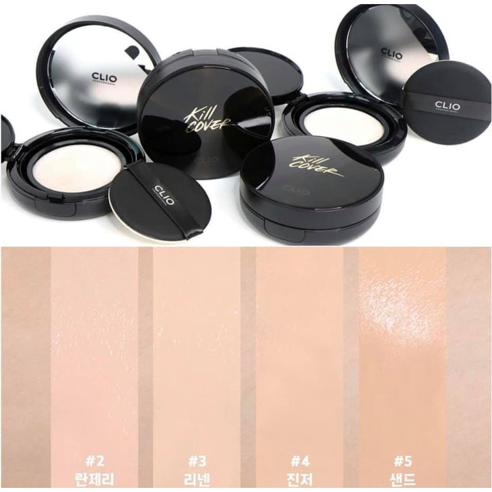 Phấn nước trang điểm CLIO Kill Cover Conceal Cushion SPF45/PA++ - HONGS BEAUTY | BigBuy360 - bigbuy360.vn