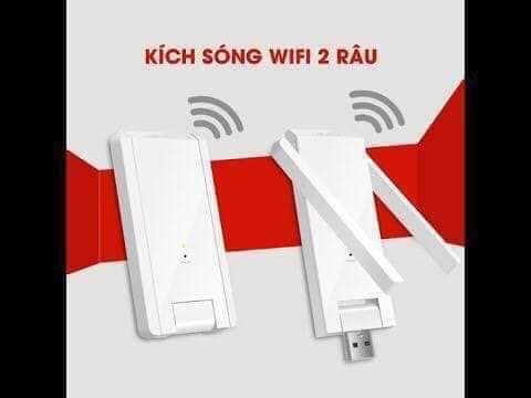 Kích sóng wifi - [BH 1 THÁNG LỖI DO NSX] Bộ kích wife 3 râu  Mercury tốc độ 300 Mpbs hàng cao cấp