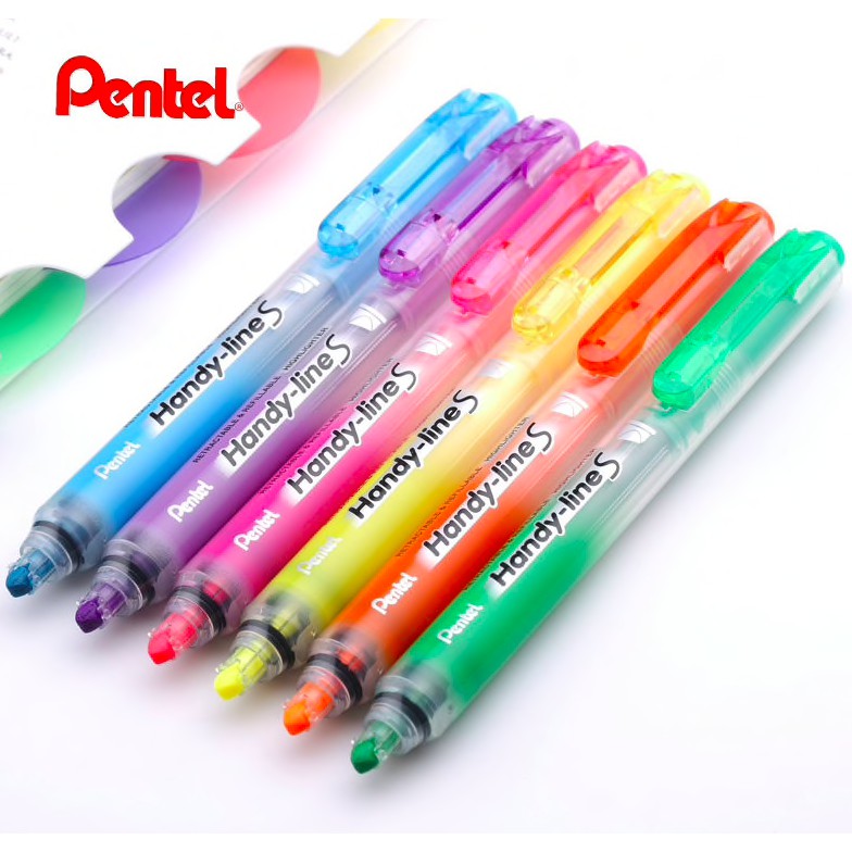 Bút viết dạ quang đánh dấu Pentel Handy-lineS SXS15 (Sản xuất tại Hàn Quốc)