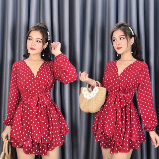 Jum Voan Chấm Bi ( Chất Voan Cực Xịn )