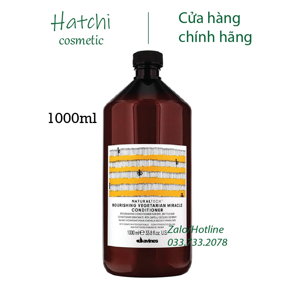 Dầu Xả Thực Vật Dưỡng Ẩm Kỳ Diệu Davines Nourishing 250ml/1000ml