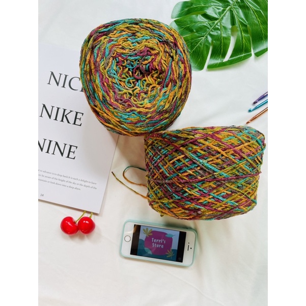 Yarn - Len Nhung - Cỡ sợi khoảng 1.5mm ~ 3.0mm - Làm các sản phẩm cho mùa đông