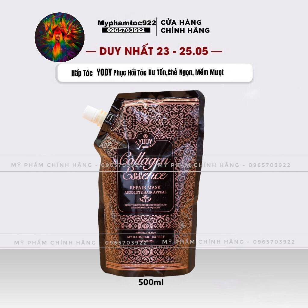 Dầu Hấp Ủ Tóc Yody Collagen Essence 500ml (Chính Hãng)