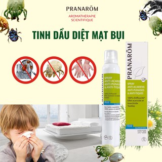 Chai xịt vệ sinh nệm, diệt mạt bụi (Acariens) và bọ chét PRANARÔM