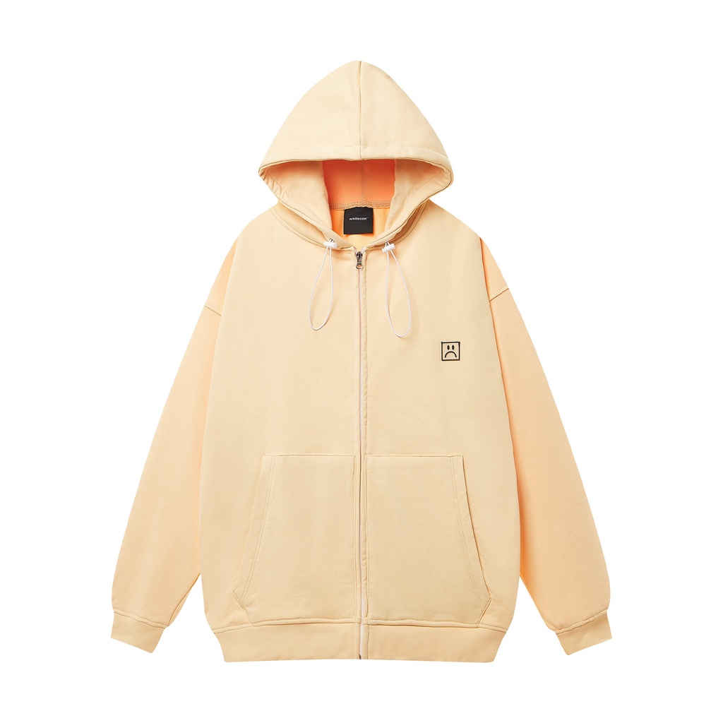 HOODIE FULLZIP "STORY" CHEESE