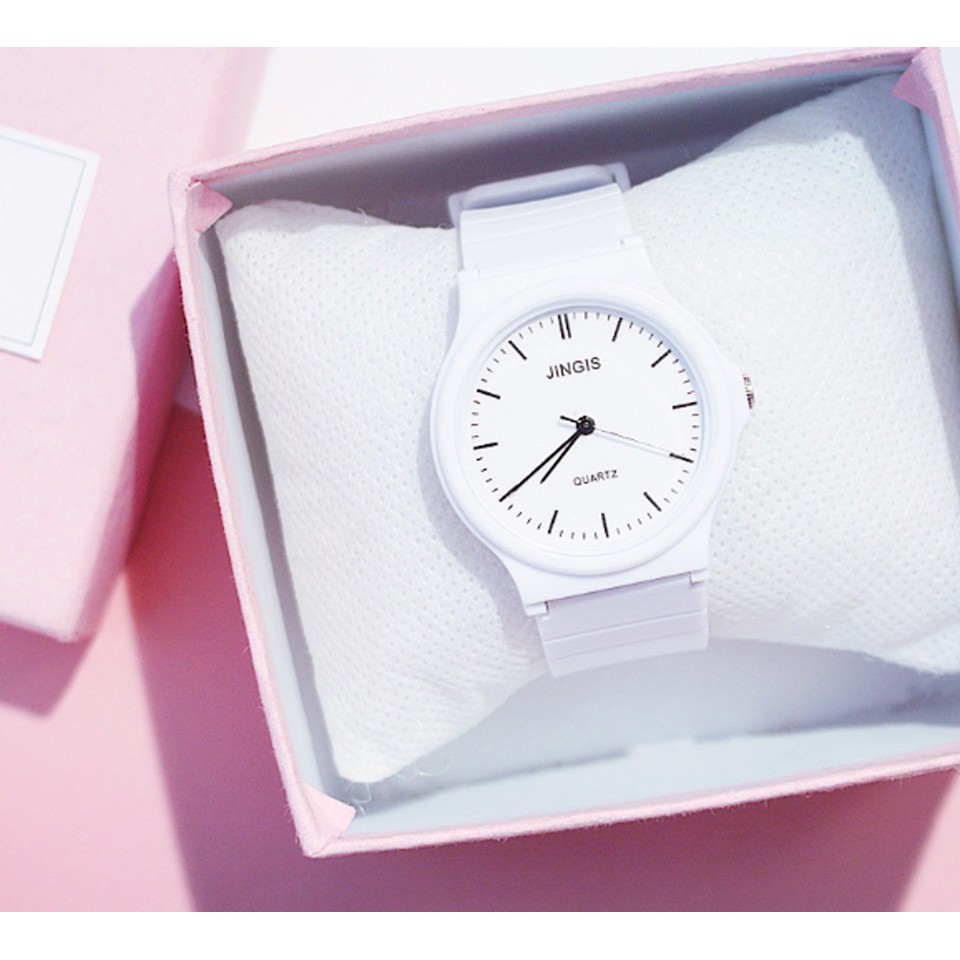 [Mã FAMAYFA2 giảm 10K đơn 50K] ĐỒNG HỒ NƯ DÂY CAO SU JINGIS 357 NHIỀU MÀU PHONG CÁCH HÀN QUỐC | BigBuy360 - bigbuy360.vn
