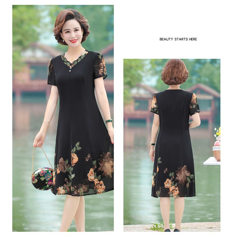 Váy nữ trung niên cho mẹ | BigBuy360 - bigbuy360.vn