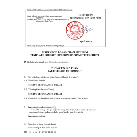 Dầu Lạnh Xoa Bóp Hàn Quốc Glucosamine