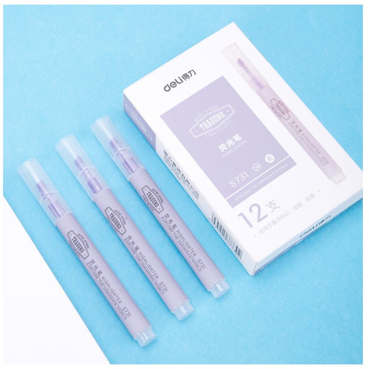 Bút Dạ Quang Nhiều Màu Sắc Tiện Dụng S731 D e l i