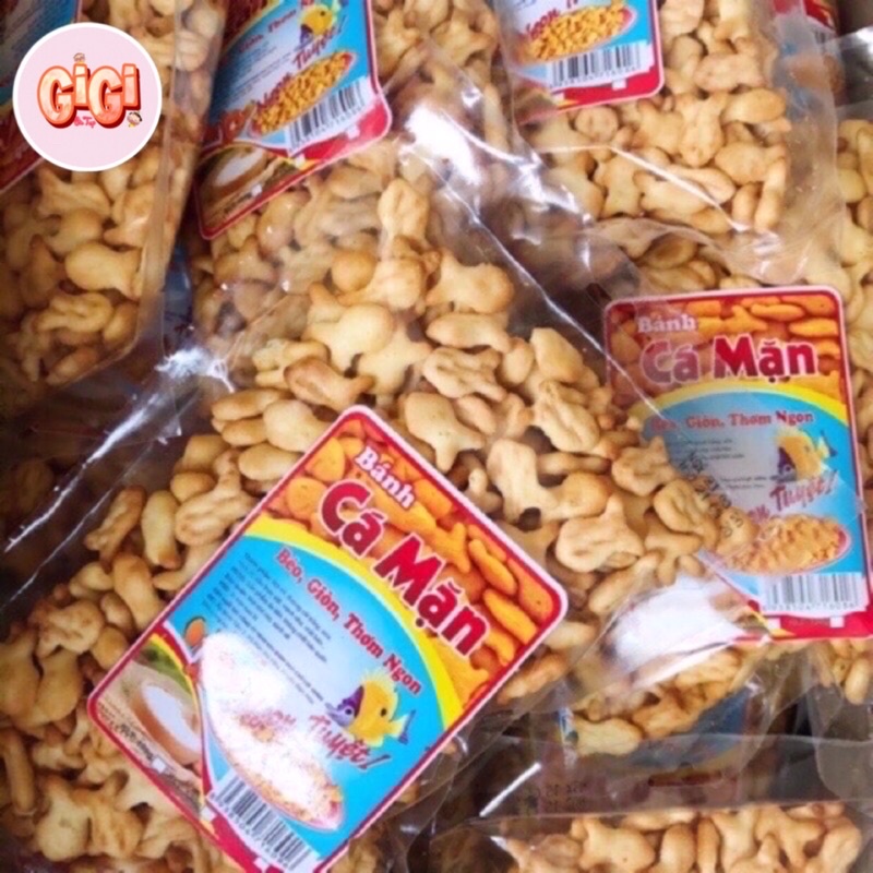 Bánh Cá Mặn Béo Bánh Gói Loại Đặc Biệt Đồ Ăn Vặt Giá Rẻ