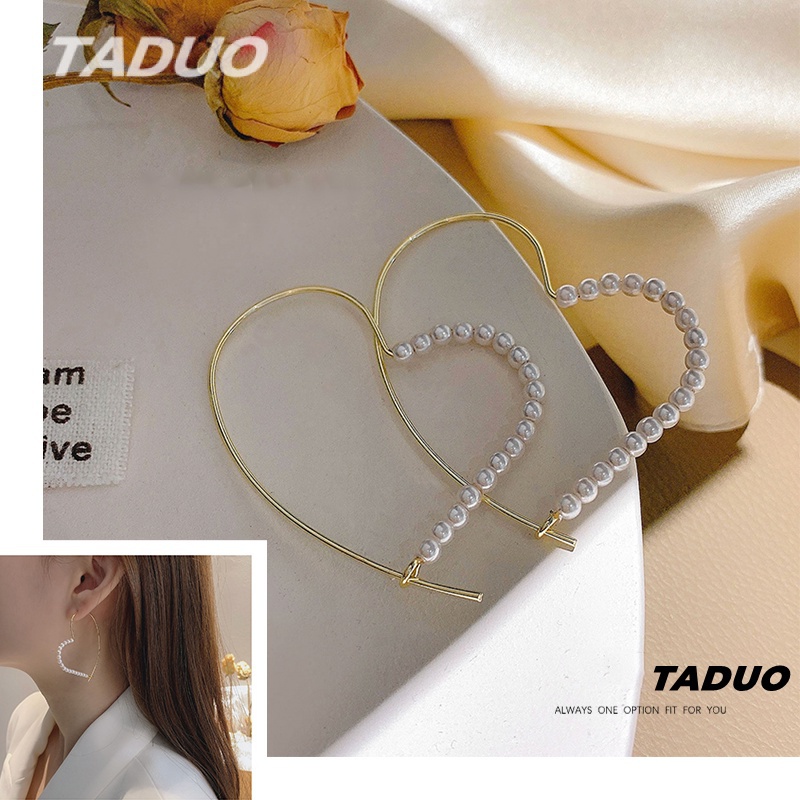 Khuyên Tai Đính Ngọc Trai Thời Trang Hàn Quốc Cho Nữ