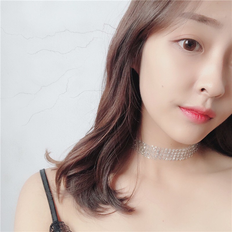 {FREESHIP 50K} Chocker vòng cổ vải ren đính kim tuyến lấp lánh xinh xắn - TOBI'SHOP