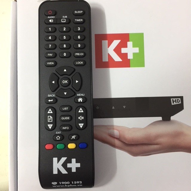 Remote K+ HD chính hãng Model Technicolor