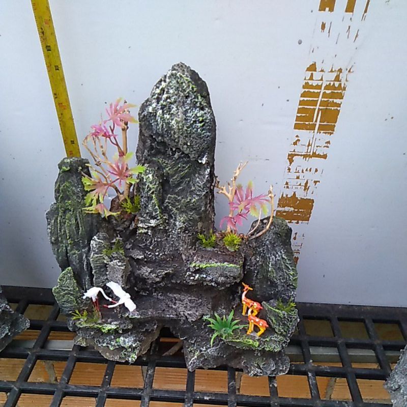 Hòn non bộ mini-núi đá bể cá