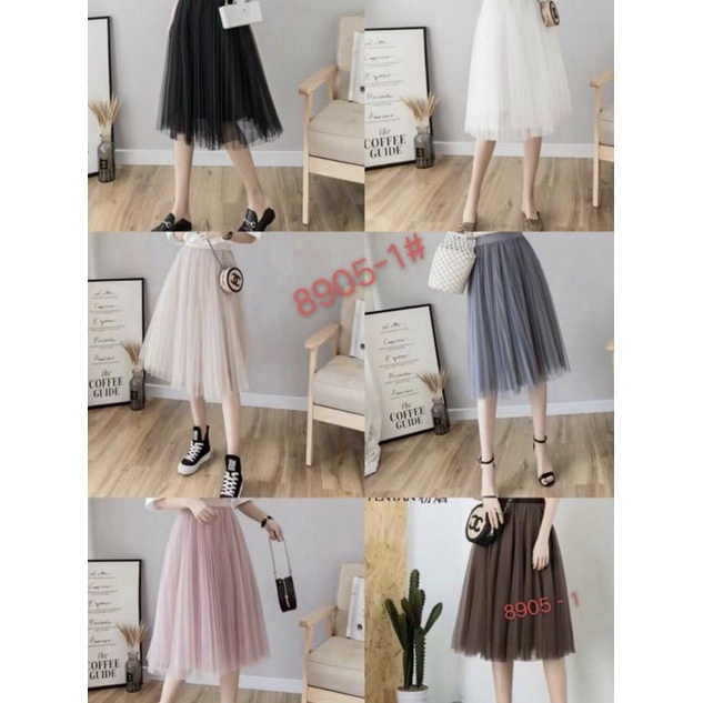 Chân váy ren xòe ngang gối chân váy công chúa dài 60cm CV60 6 màu đen trắng hồng ghi nâu be