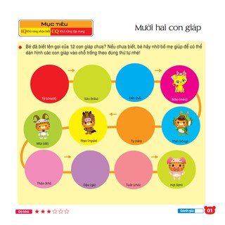 Sách - Vương quốc đồ chơi (208 miếng dán hình thông minh - IQ-EQ-CQ)