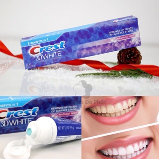 Kem đánh răng Crest 3D White 158g mỹ