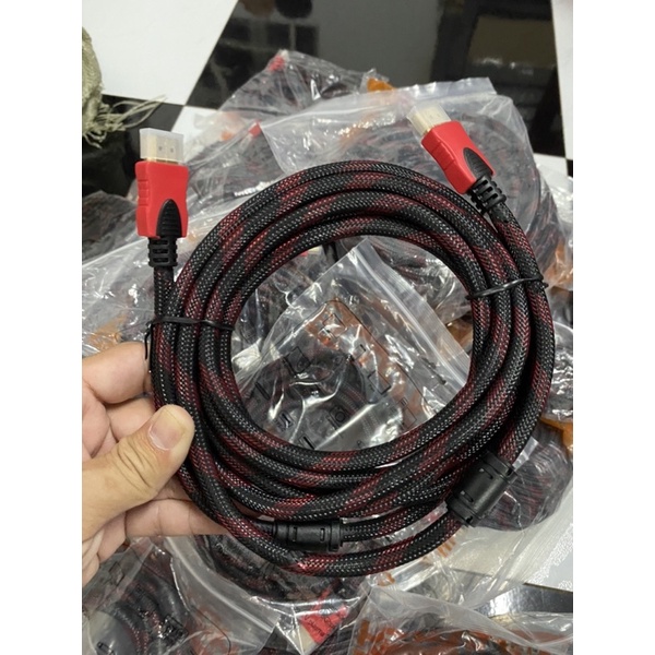 Dây cáp HDMI tròn loại tốt dài 1.5m 2m 3m 5m 10m 15m chuẩn hình ảnh chất lượng cao  -  Mecstore