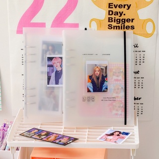 Binder bìa cứng A5 đựng card ảnh - collect binder card kpop