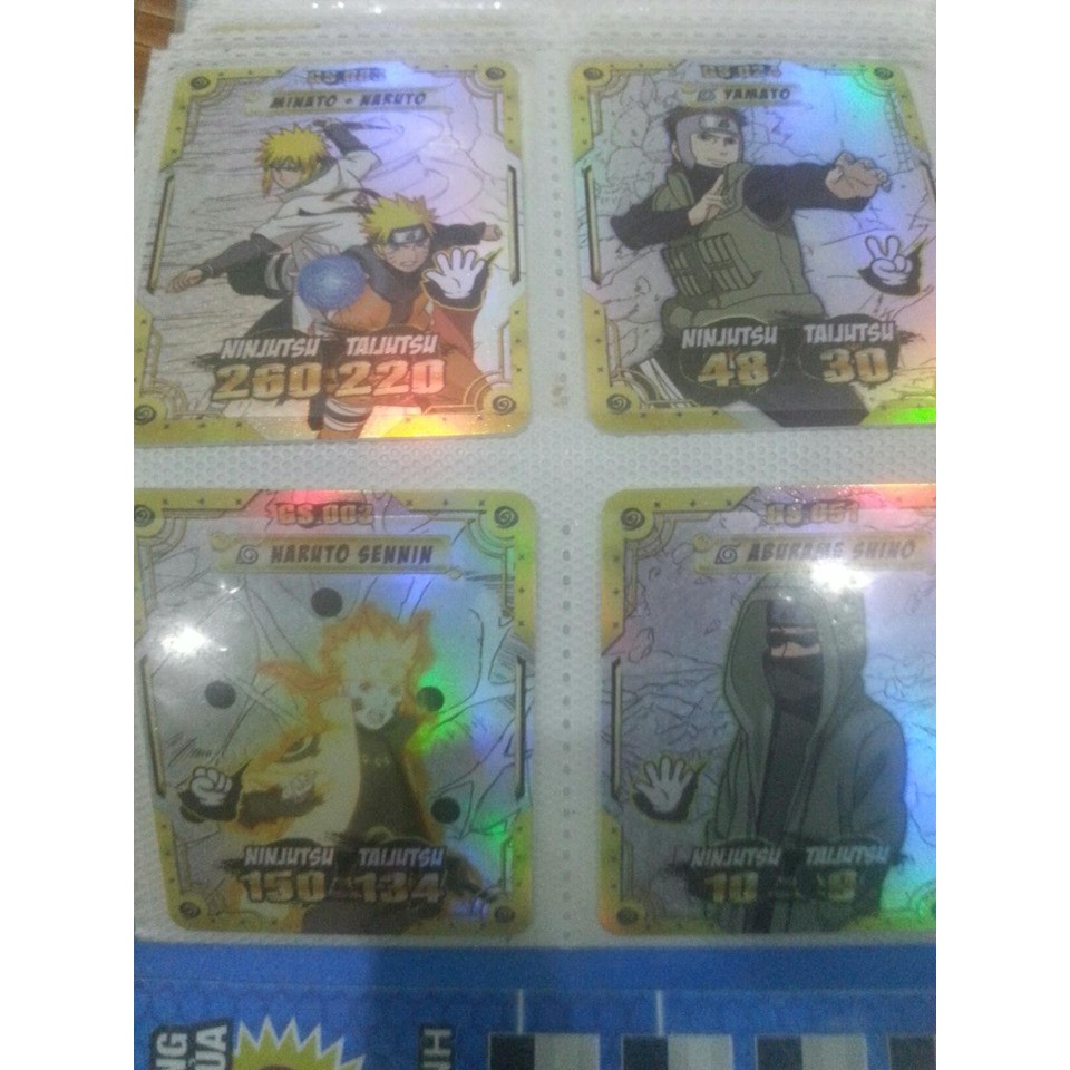 thẻ naruto mùa 2 của toonies