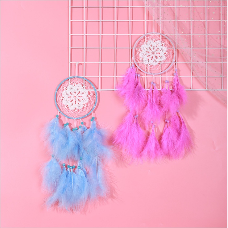 Phụ kiện trang trí ngủ ngon Dream Catcher- vòng đuổi bắt giấc mơ - quà tặng ý nghĩa