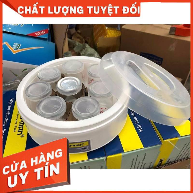 Máy làm sữa chua Chefman CM301N- -8 cốc thủy tinh