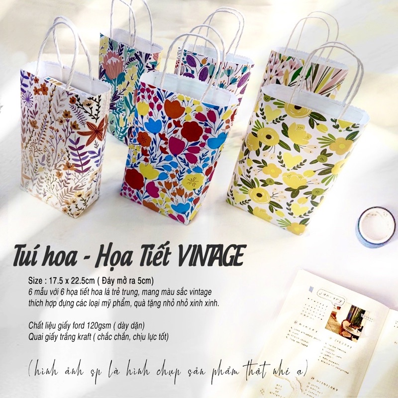 Túi Đựng Quà Tặng Đa Năng 17.5x22.5cm đáy 4cm