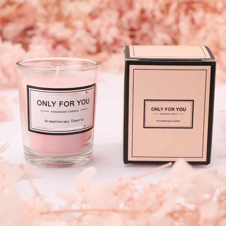 Nến thơm cao cấp Only For You không khói làm từ sáp đậu nành, lọ thuỷ tinh Vintage