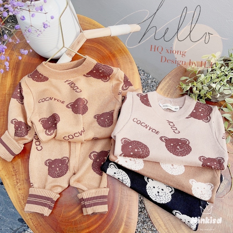 Bộ len siêu phẩm cho bé yêu 8-20kg